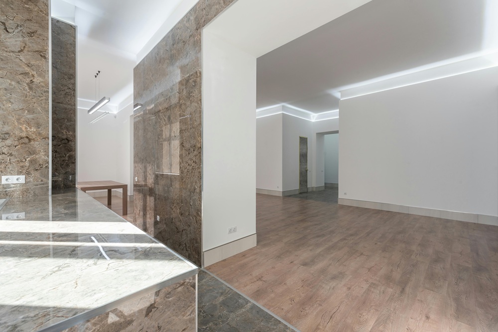 Premium finished apartment interior Warsaw — the final cost layer of any residential acquisition