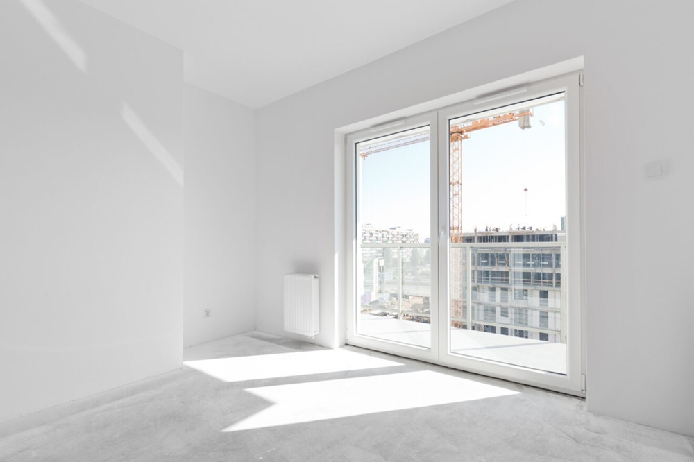 Stan deweloperski — Warsaw apartment in developer shell condition before fit-out