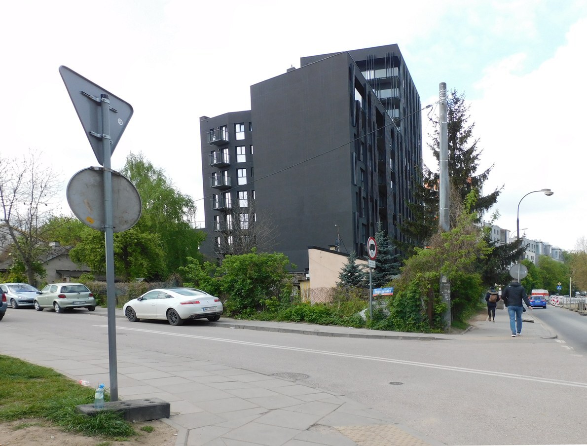 WoW Wola residential building viewed from Boguszewska Street in Warsaw