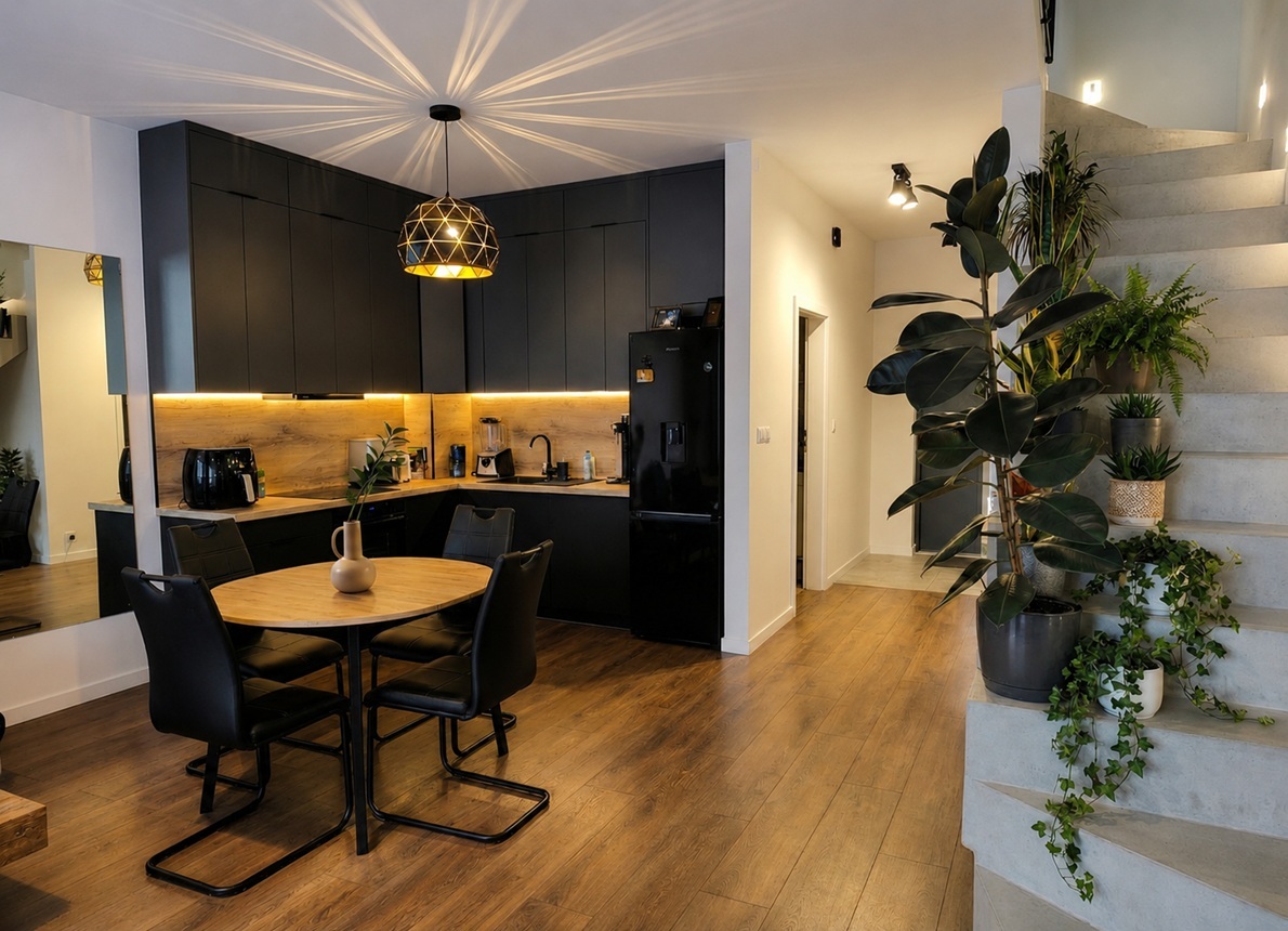 Finished terraced house with garden in Marki, near Warsaw