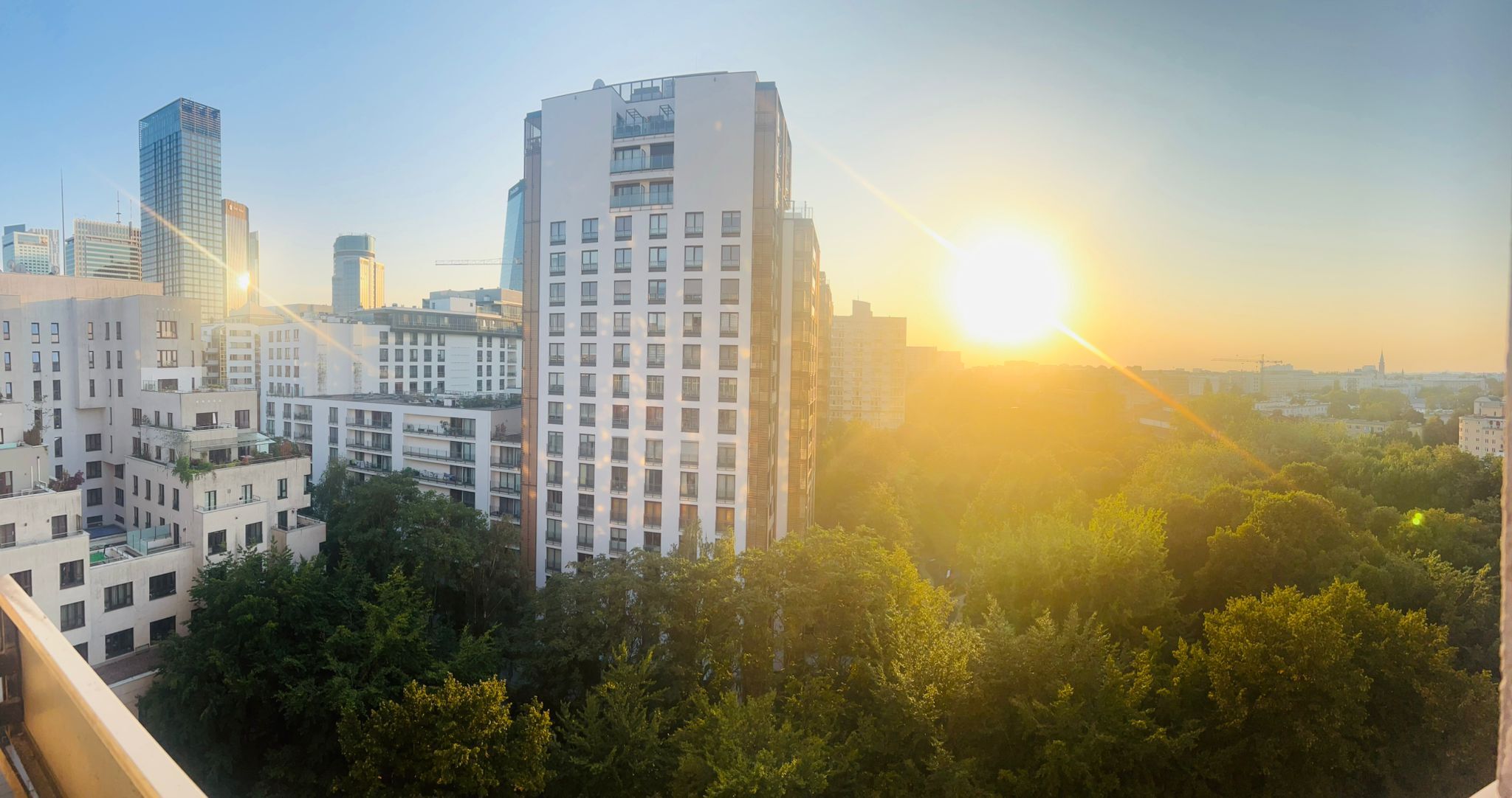 Completed Warsaw apartment showing the result of coordinated buyer-side work