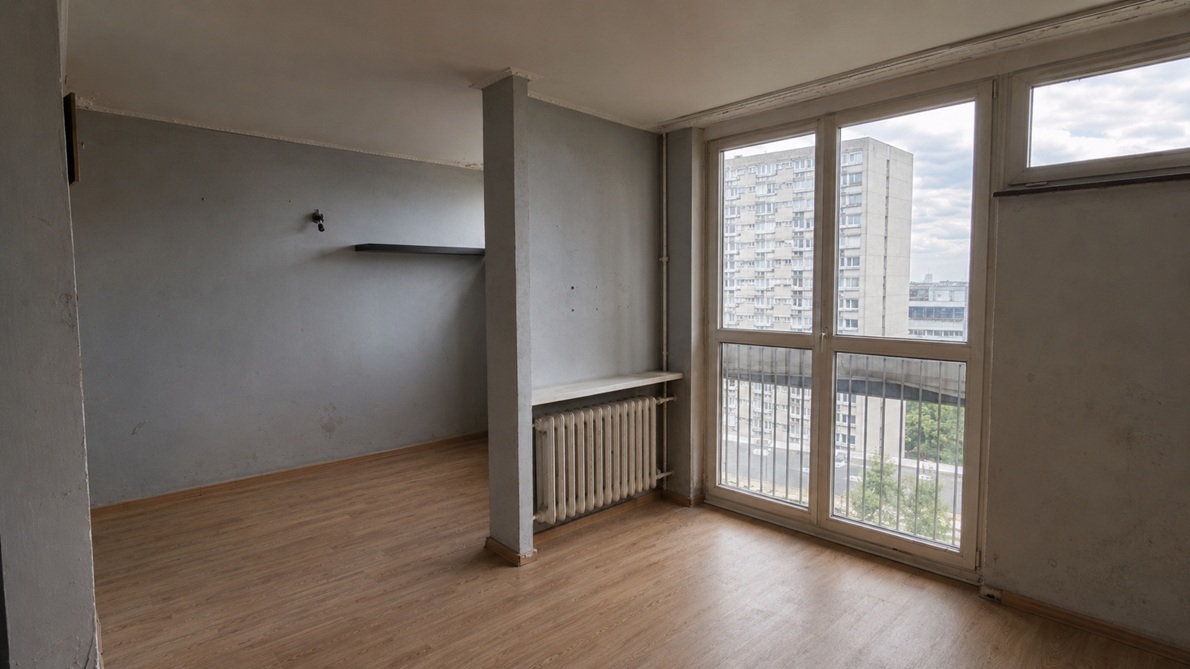 Photo from the Chłodna Street apartment before renovation (2 of 5)