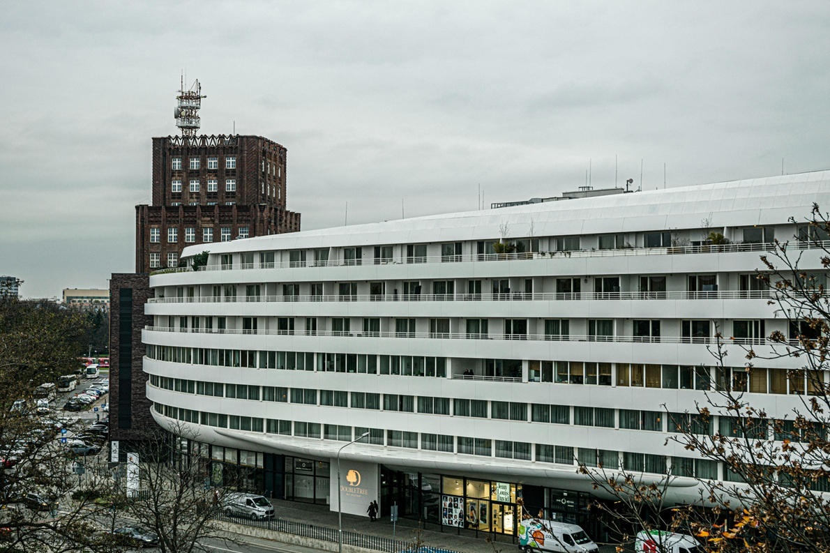 Warsaw modern cityscape