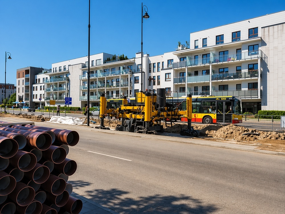Wilanów Warsaw — modern residential architecture and green suburban environment