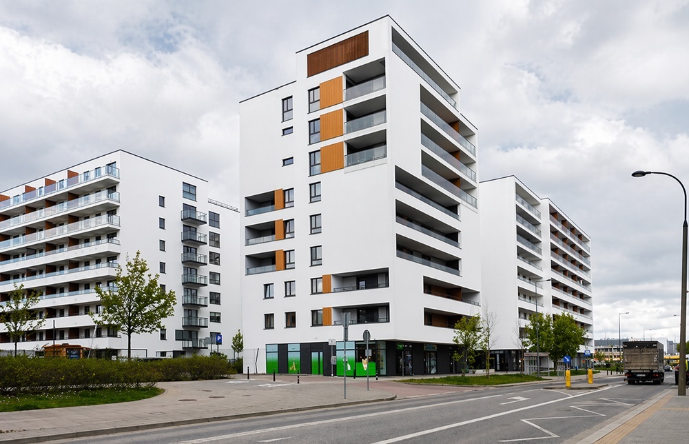 Modern residential Mokotów in Warsaw — premium apartments and green neighbourhood character