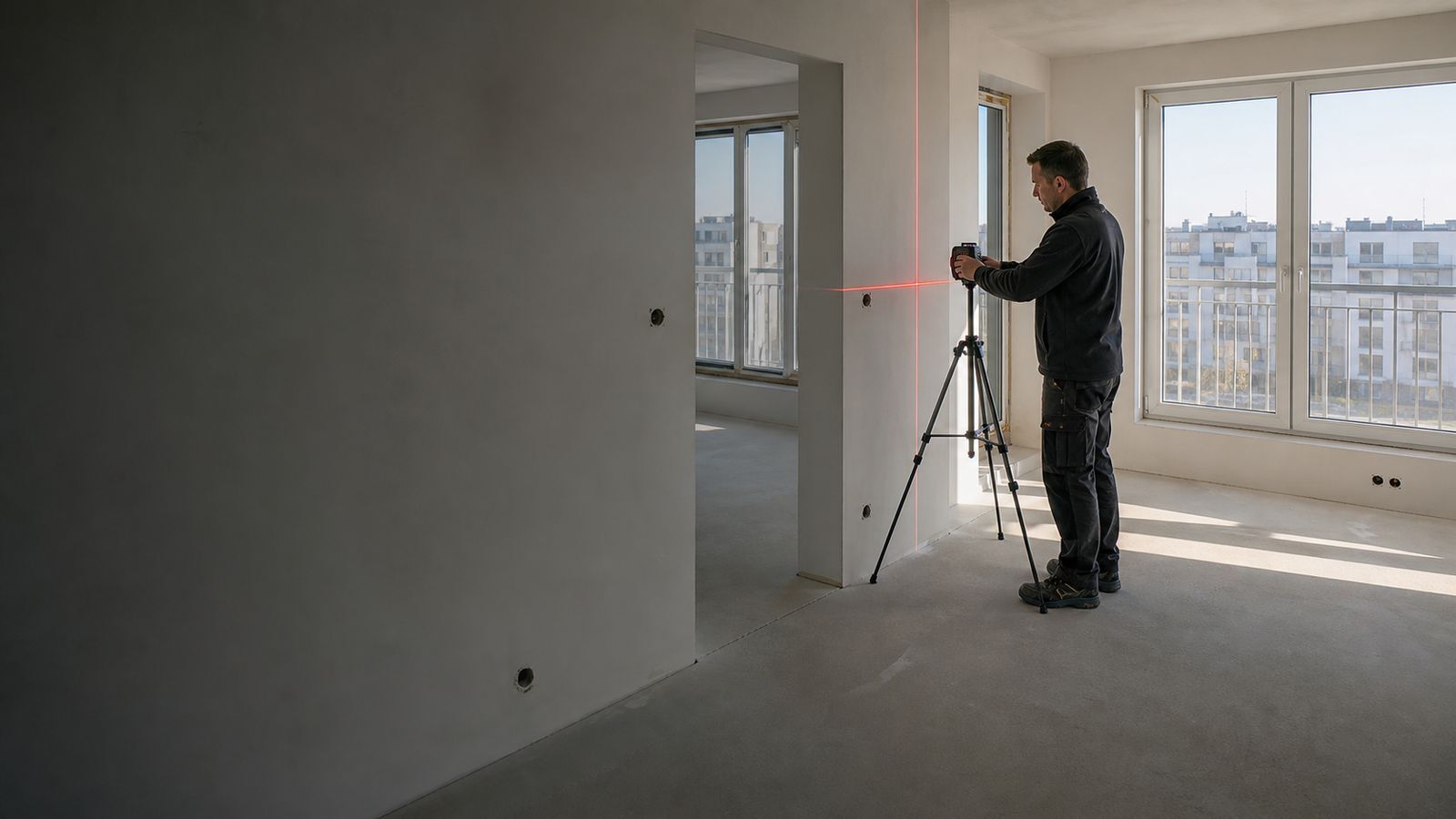 Technical handover inspection of a new apartment in Poland