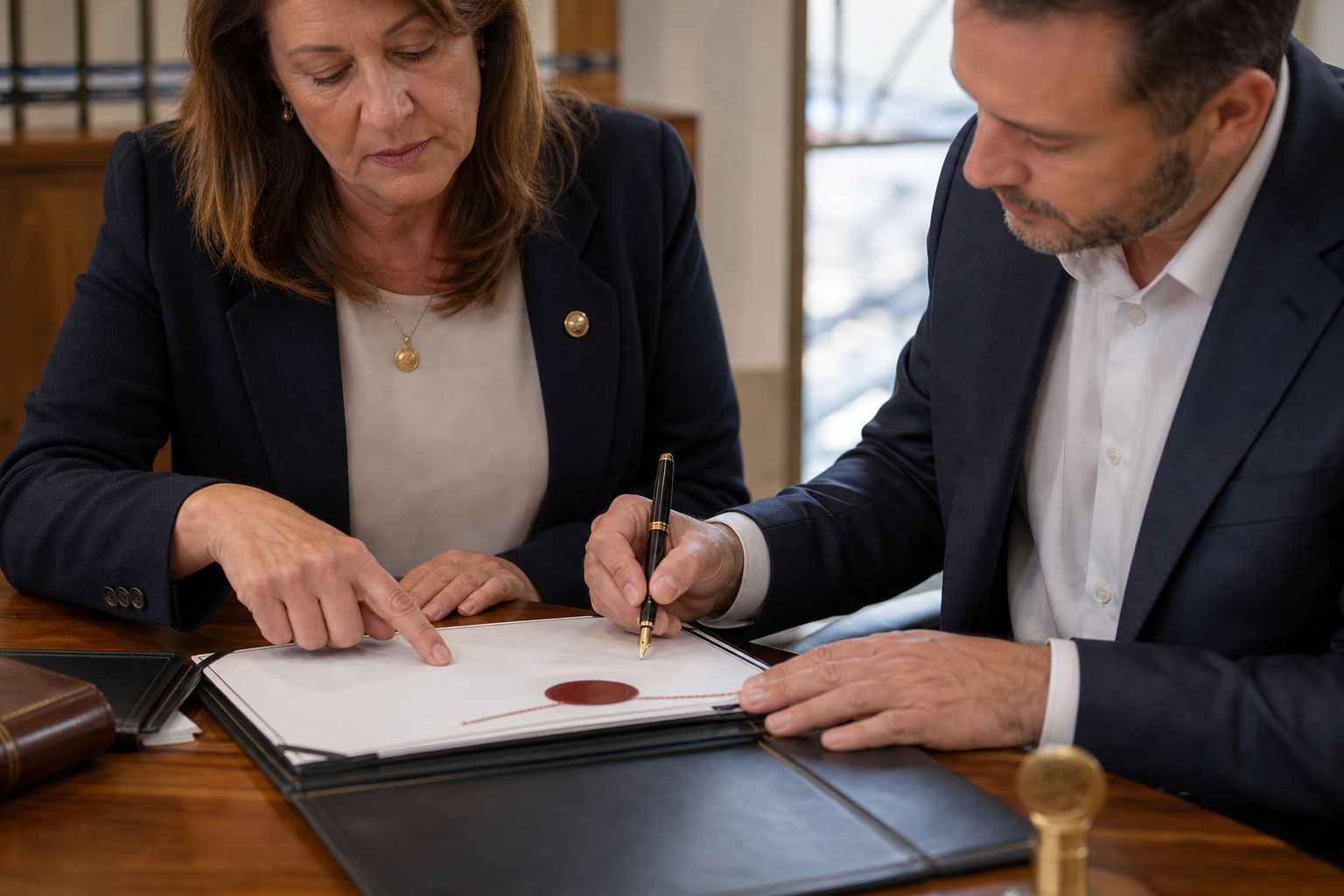 Australian Notary Public witnessing a Poland-specific property power of attorney