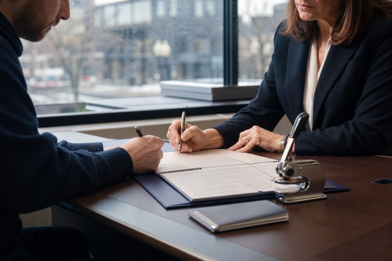 Canadian notary witnessing a property power of attorney for use in a Polish purchase