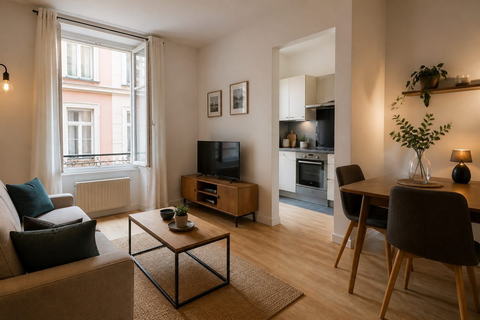 Efficient compact apartment prepared for long-term rental in a Central European capital