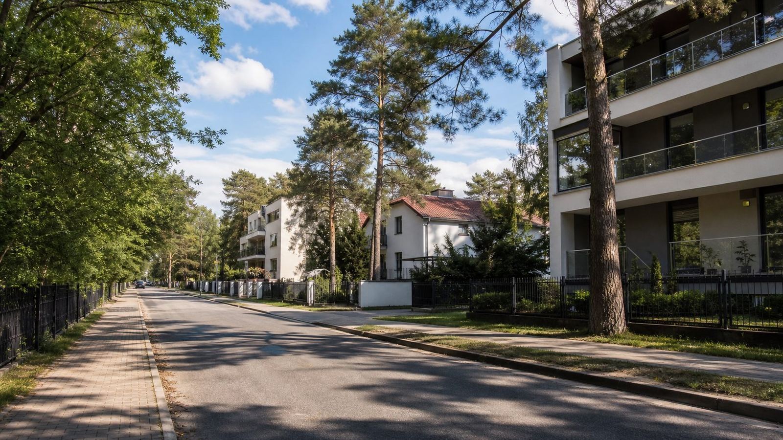 Rembertów property guide — greenery, rail and lower-density housing