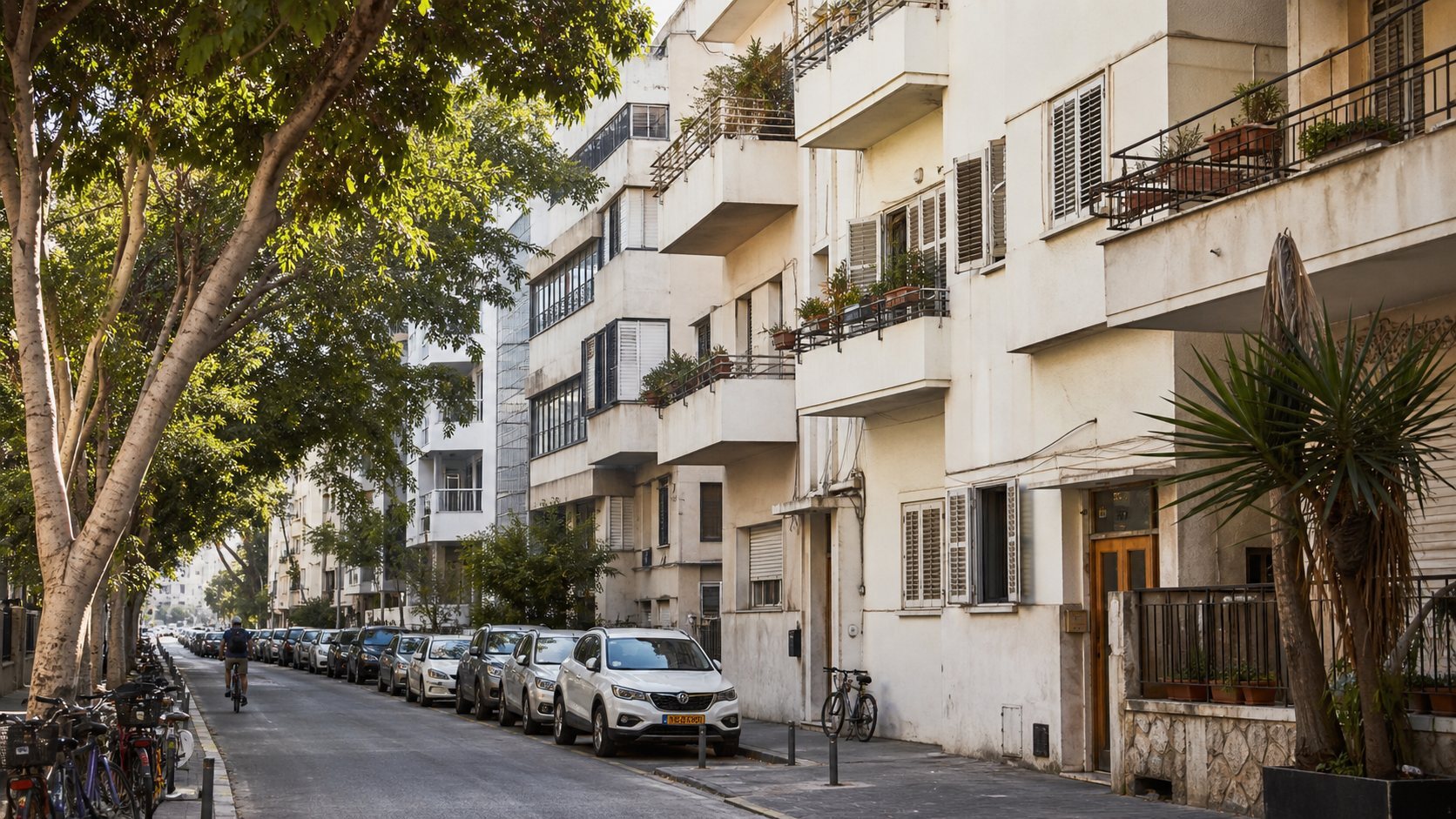 Tel Aviv established residential buildings illustrating local title and building due diligence