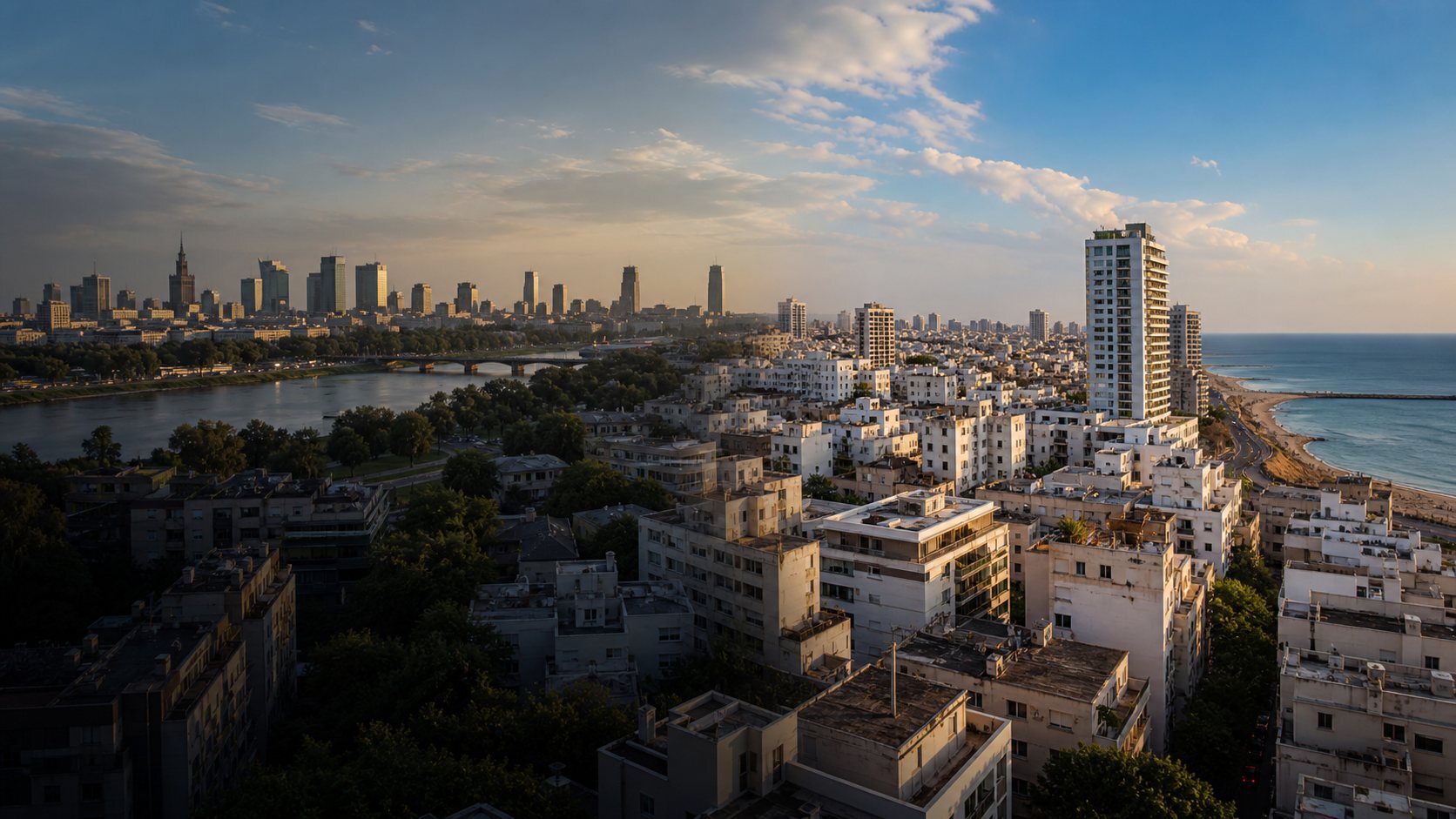 Warsaw and Tel Aviv property investment comparison