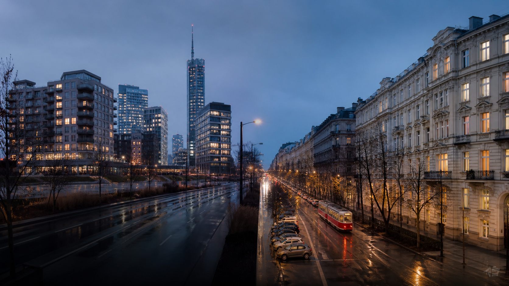 Warsaw and Vienna property market comparison