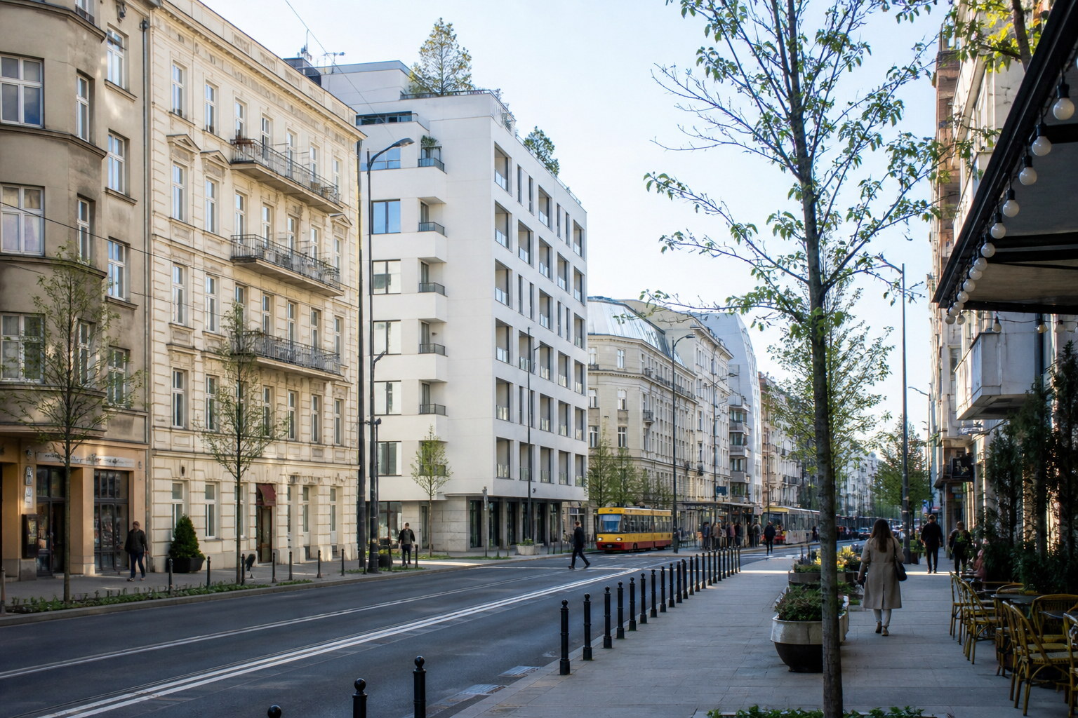 Warsaw buyer agent comparing a property location and transport connections