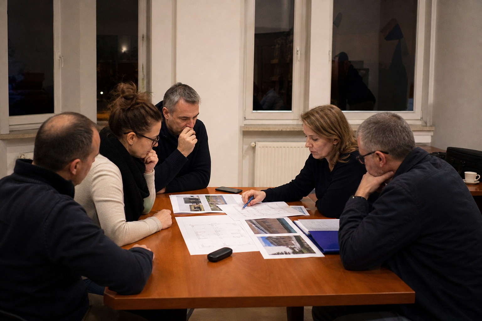 Owners community meeting for a Warsaw residential building
