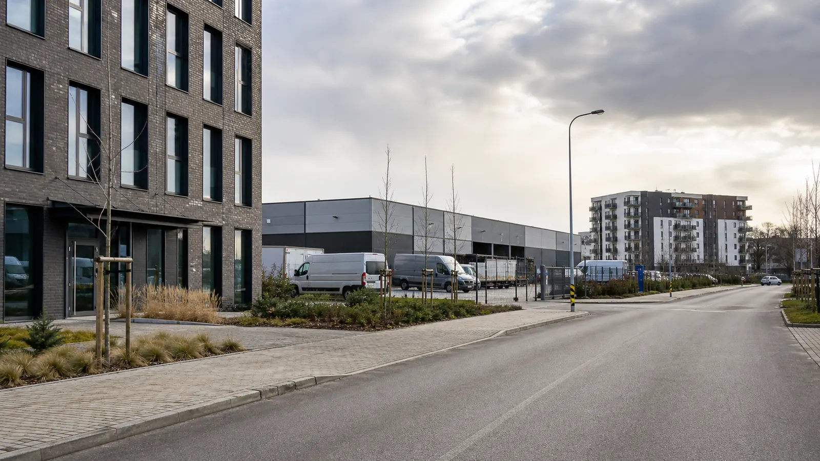 Offices, logistics buildings and housing in mixed-use Warsaw Włochy